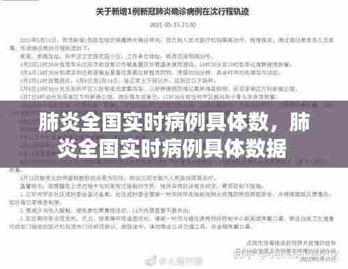 肺炎全国实时病例具体数，肺炎全国实时病例具体数据 