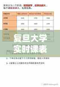 复旦大学实时课表查询,复旦大学公开课时间表