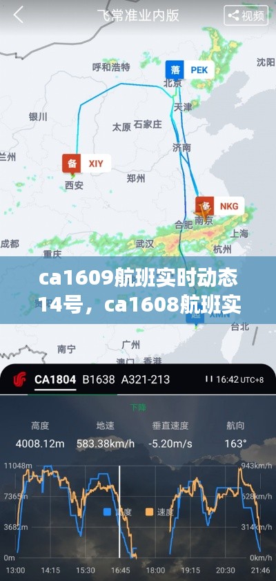 ca1609航班实时动态14号,ca1608航班实时状态