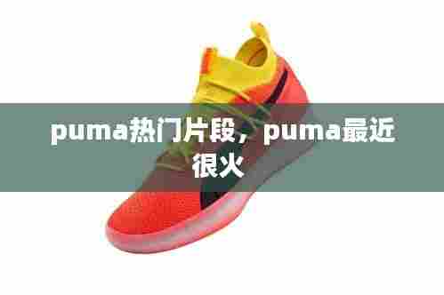 puma热门片段，puma最近很火 
