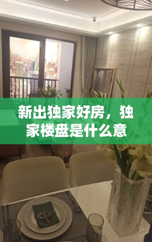 新出独家好房,独家楼盘是什么意思