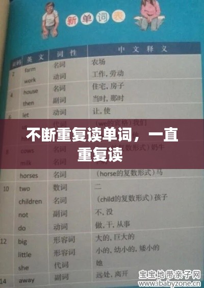 不断重复读单词,一直重复读