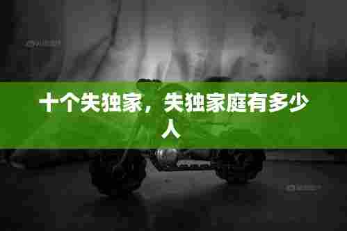 十个失独家,失独家庭有多少人