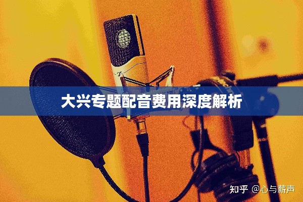 大兴专题配音费用深度解析