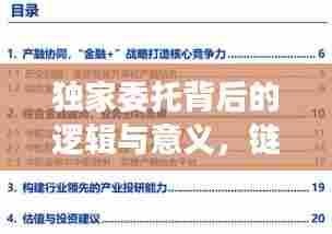 独家委托背后的逻辑与意义,链家深度解读行业趋势